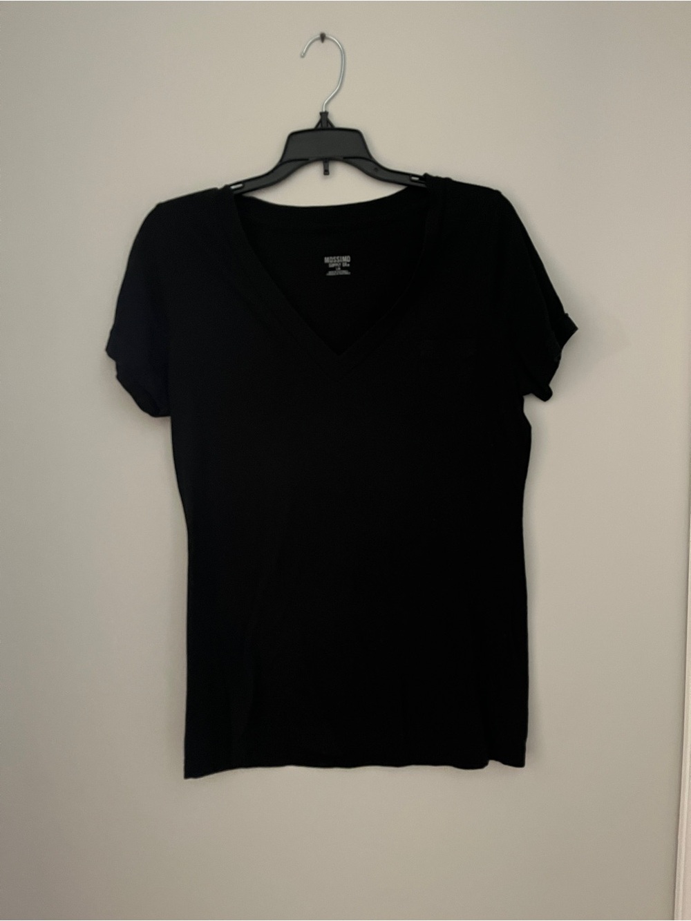 Mossimo Supply Co. Black V-Neck Short Sleeve Tee